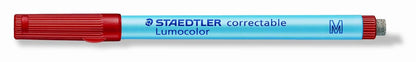 Staedtler 305M WP4 Lumocolor Correctable Transparency Pen Nib M Pack of 4