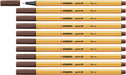 Fineliner - STABILO point 88 - Pack of 10