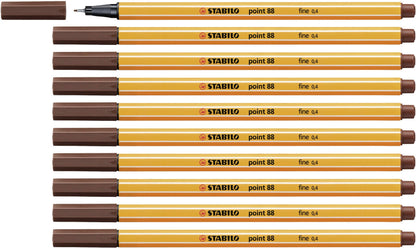 Fineliner - STABILO point 88 - Pack of 10