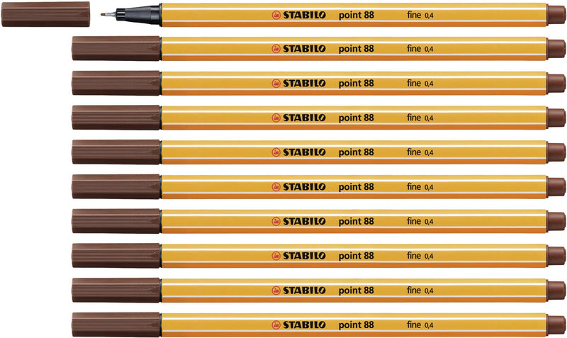 Fineliner - STABILO point 88 - Pack of 10