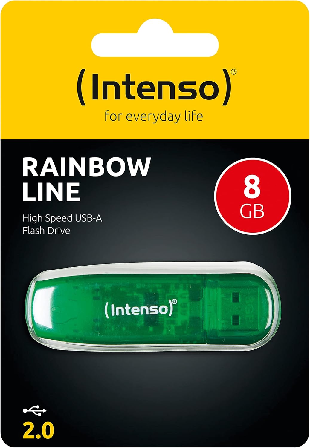 Intenso Rainbow Line 8 GB USB-Stick USB 2.0 Grün