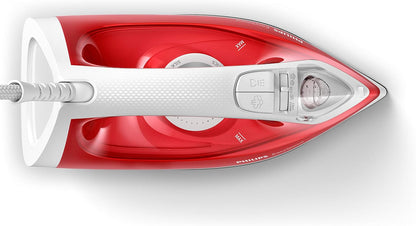 Philips Domestic Appliances Philips EasySpeed Ferro da Stiro 220 Milliliter, Rosso, 2000 W, milliliters, 44 Decibel, Acrylic