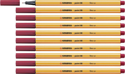 Fineliner - STABILO point 88 - Pack of 10