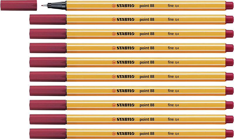 Fineliner - STABILO point 88 - Pack of 10