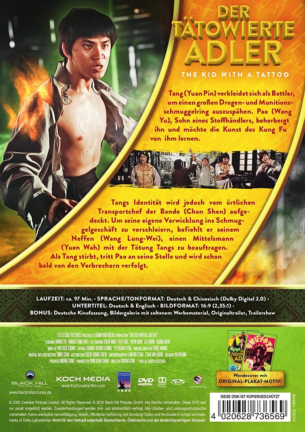Der tätowierte Adler (Shaw Brothers Collection)