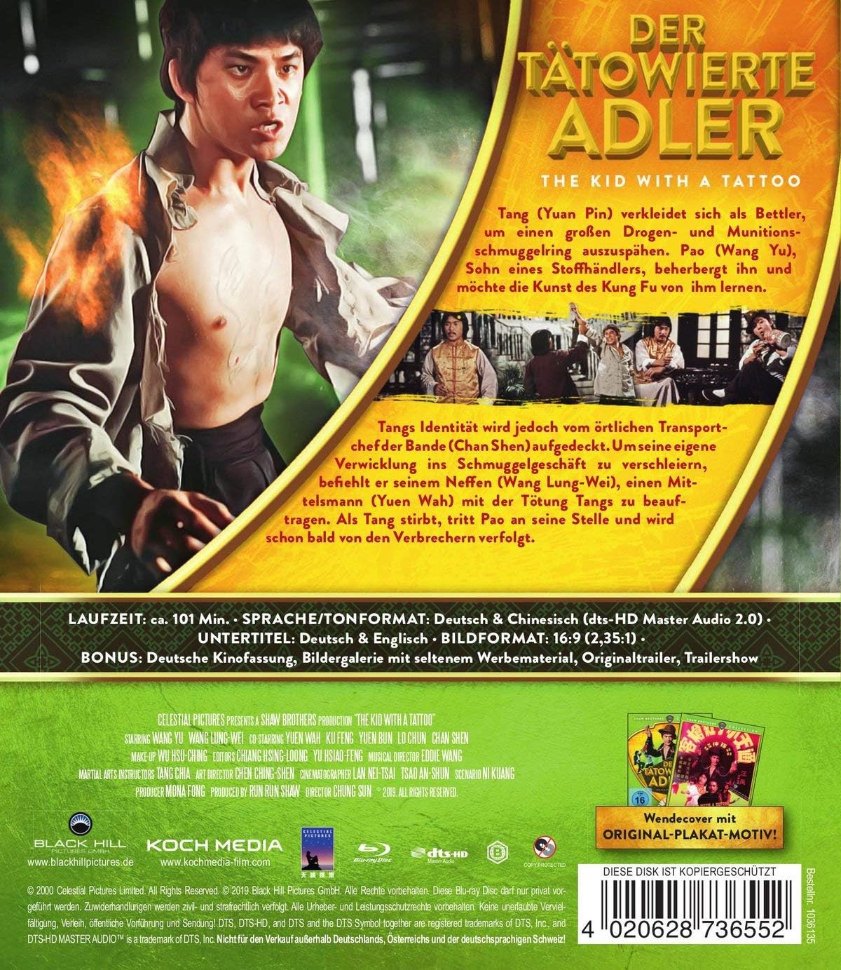 Der tätowierte Adler (Shaw Brothers Collection) (Blu-ray