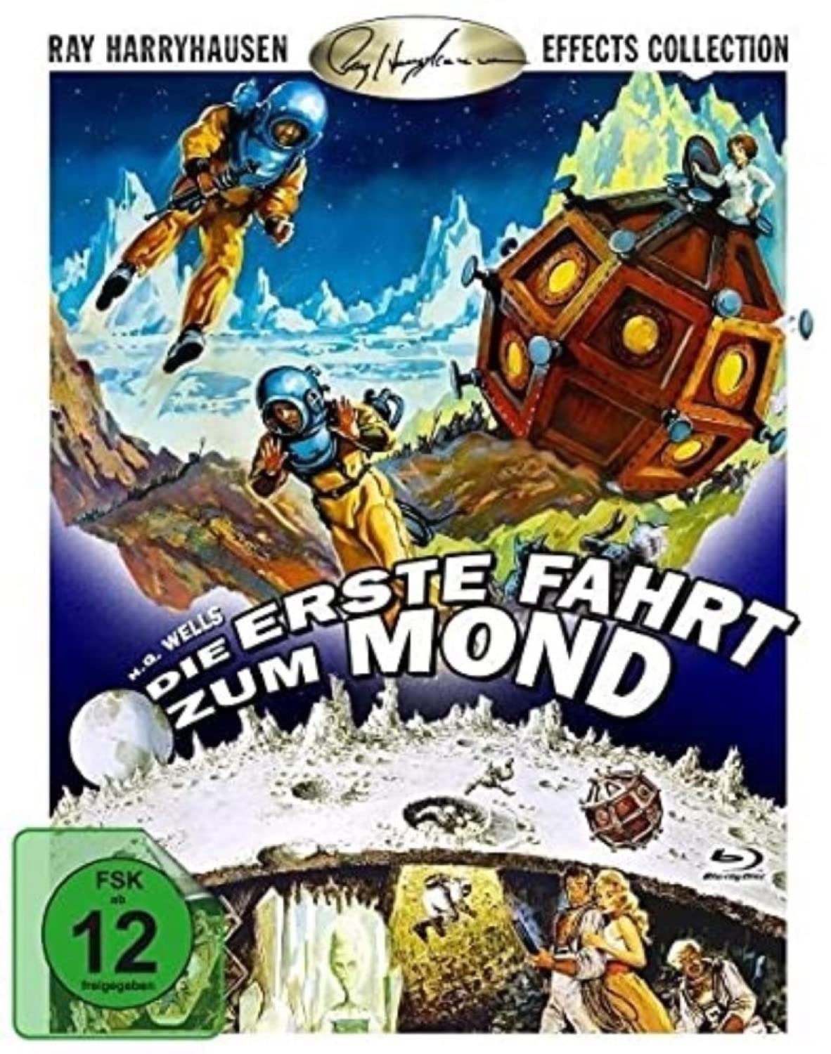Die erste Fahrt zum Mond / First men in the moon (Blu-ray