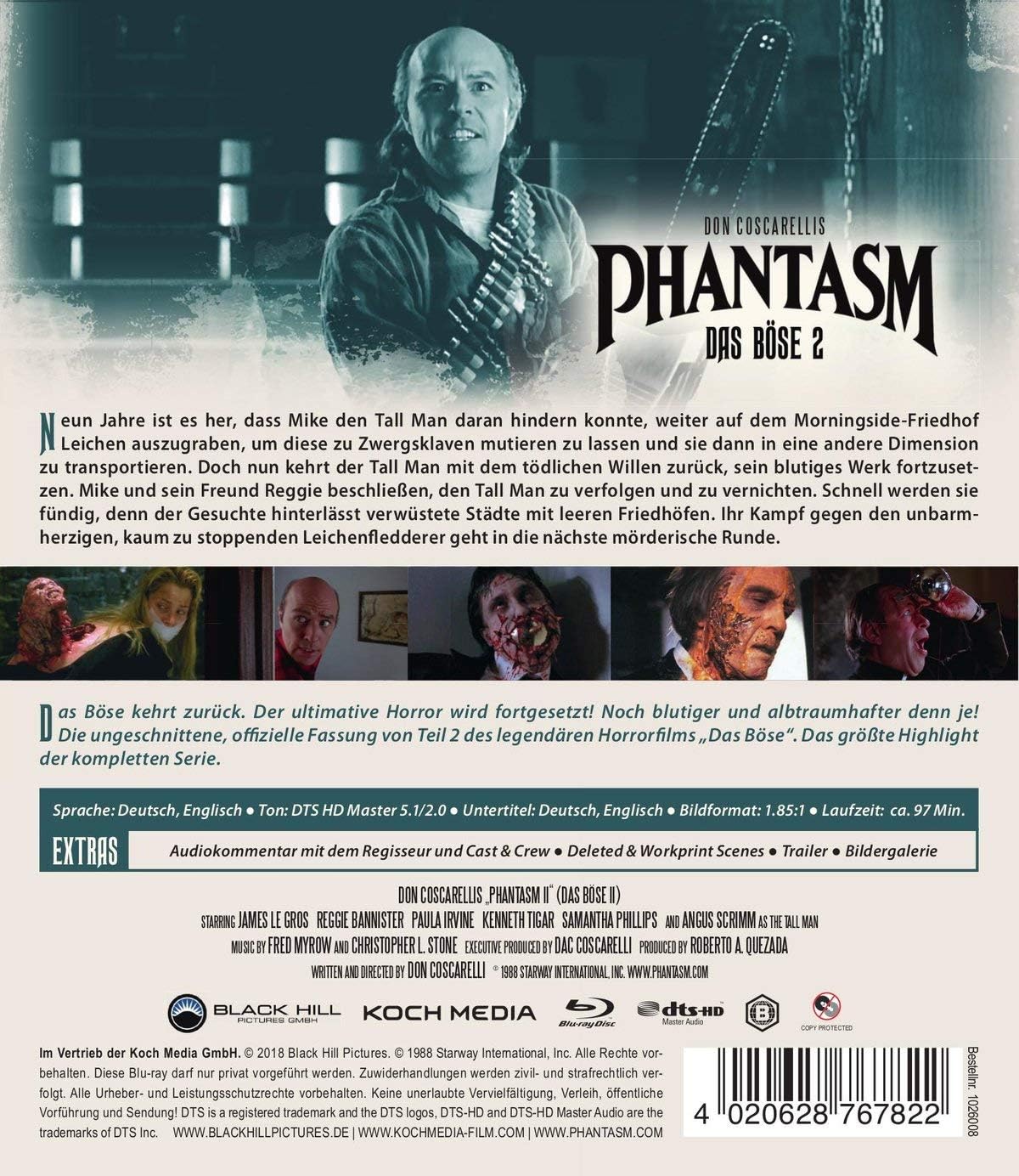 DVD Phantasm 2 Das BSE 2 Bluray Amaray