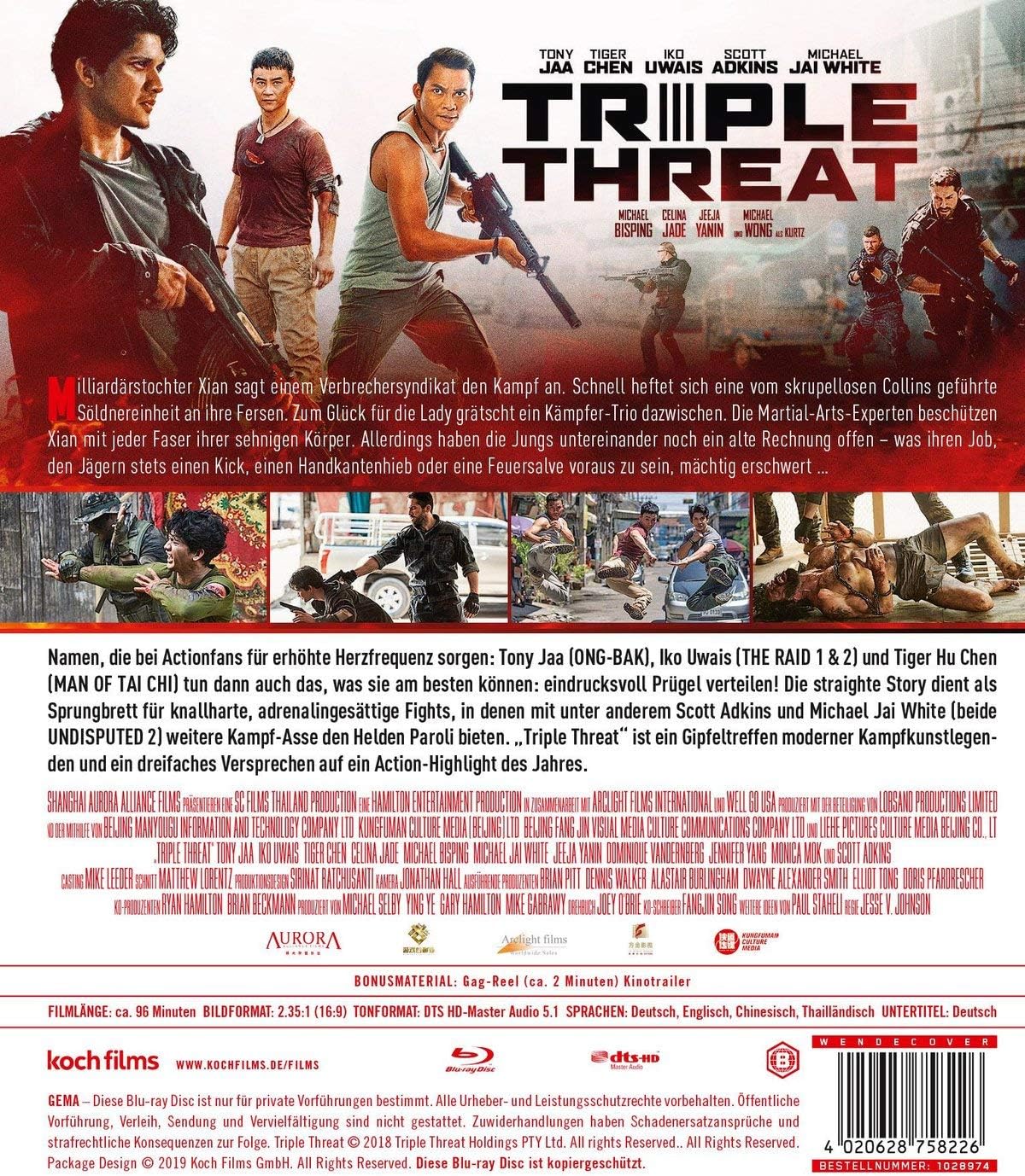 BD Triple Threat Bluray Verkauf