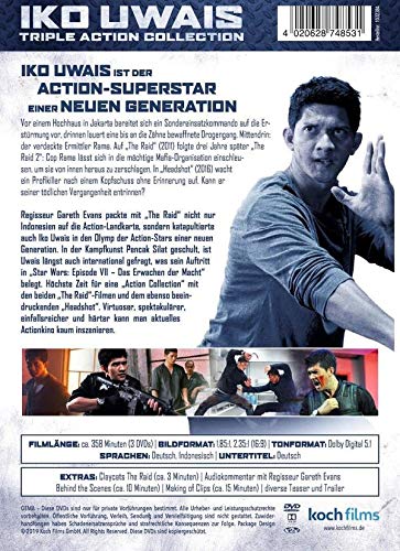 Iko Uwais Triple Action Collection (3 DVDs