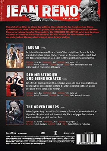 Jean-Reno-Collection: Jaguar, The Adventurers, Der Meisterdieb