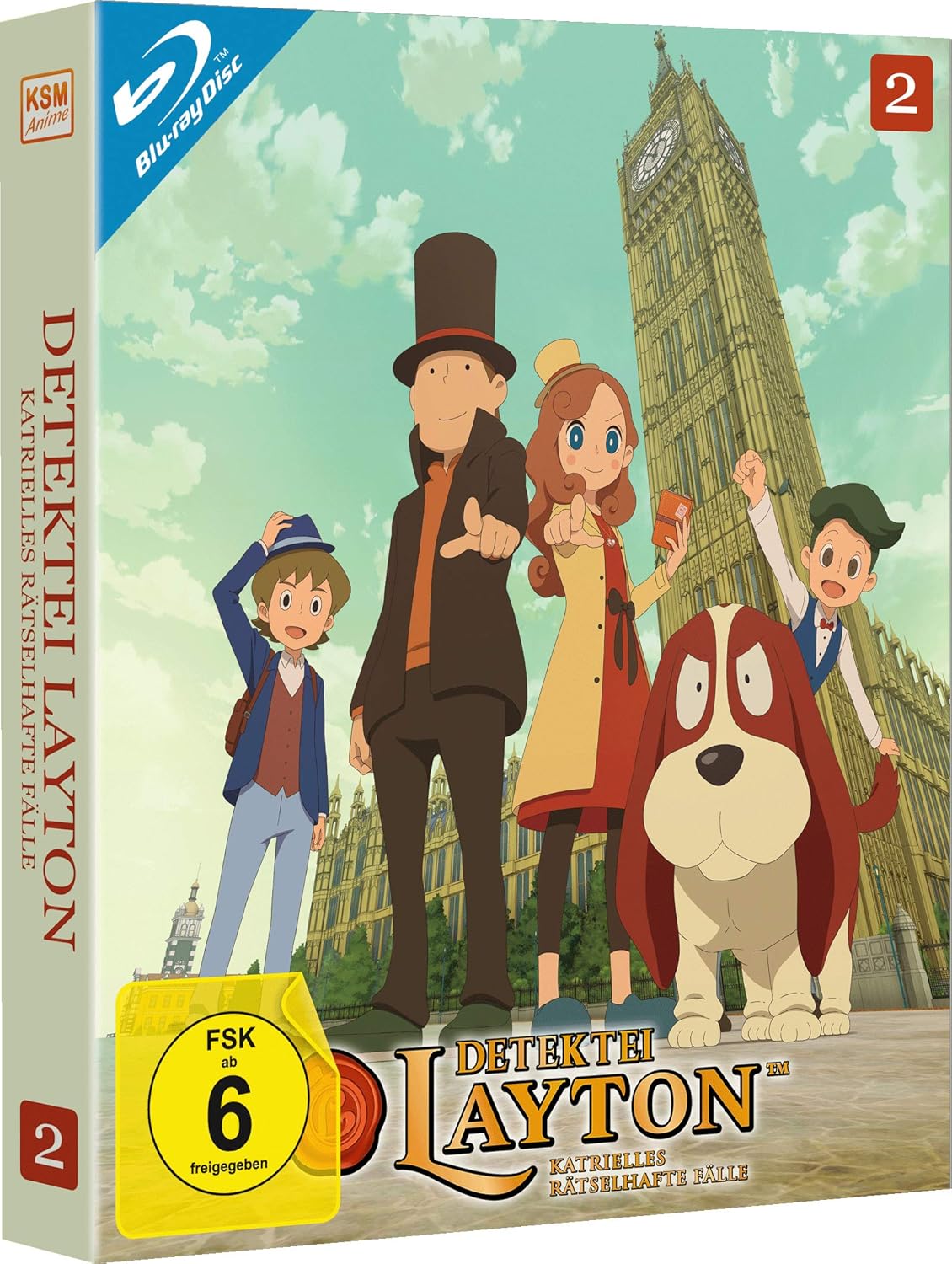 Detektei Layton - Katrielles rätselhafte Fälle. Vol.2, 2 Blu-ray