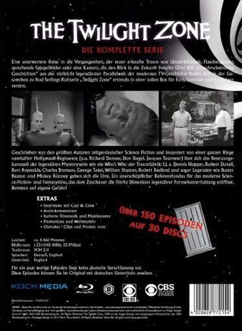 The Twilight Zone - Die komplette Serie, 30 Blu-ray