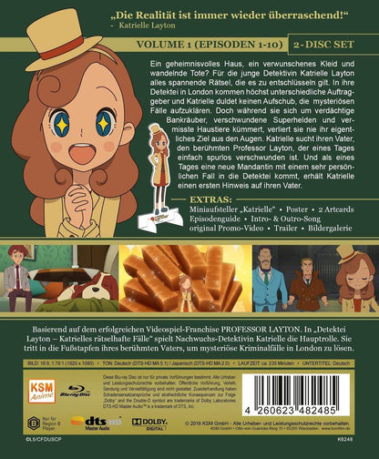 Detektei Layton Volume 1/2 Blu-Ray