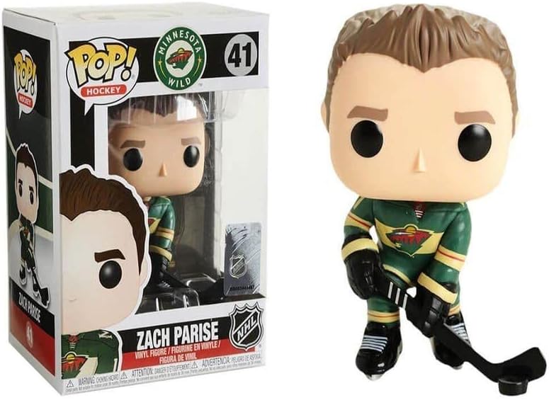 Funko - Pop! : NHL: Zach Parise (Wild), Multicoloured, 34336