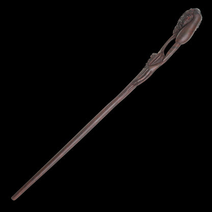 The Noble Collection - Kingsley Shacklebolt Character Wand - 14in (35.5cm) Wizarding World Wand With Name Tag - Harry Potter Film Set Movie Props Wands