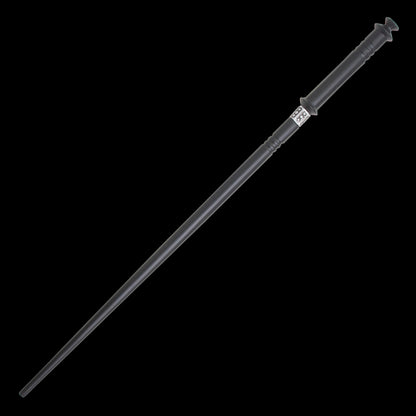 The Noble Collection - Yaxley Character Wand - 15in (39cm) Wizarding World Wand With Name Tag - Harry Potter Film Set Movie Props Wands
