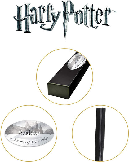 The Noble Collection - Scabior Character Wand - 12in (31cm) Wizarding World Wand With Name Tag - Harry Potter Film Set Movie Props Wands