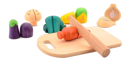 Jouéco 80073 Cut Vegetables, Multicoloured