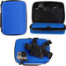 Navitech Blue Headphone Case for audio-technica ATH-SR50