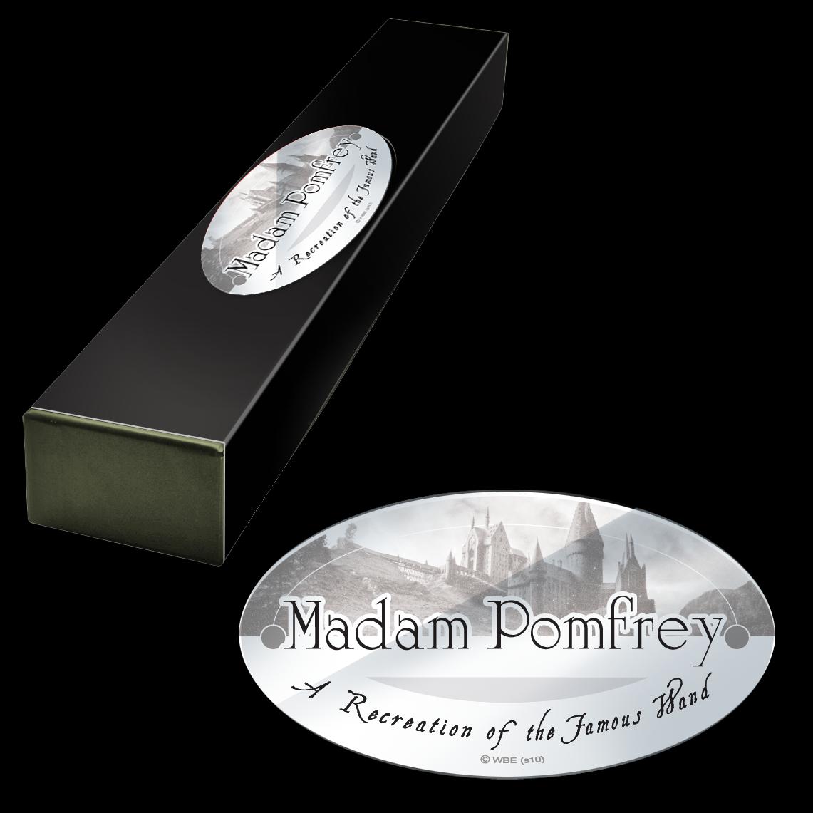 The Noble Collection - Madam Pomfrey Character Wand - 13in (32cm) Wizarding World Wand with Name Tag - Harry Potter Film Set Movie Props Wands