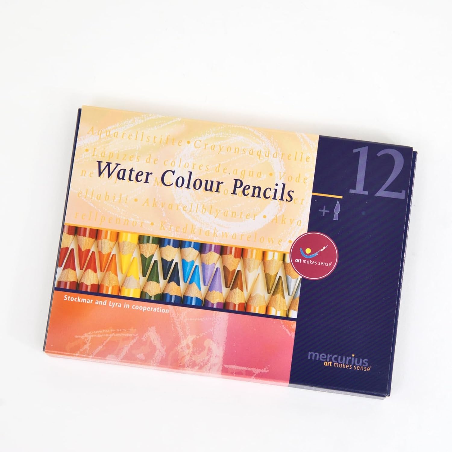 Mercurius Triangle Watercolor Pencil, Multicolor