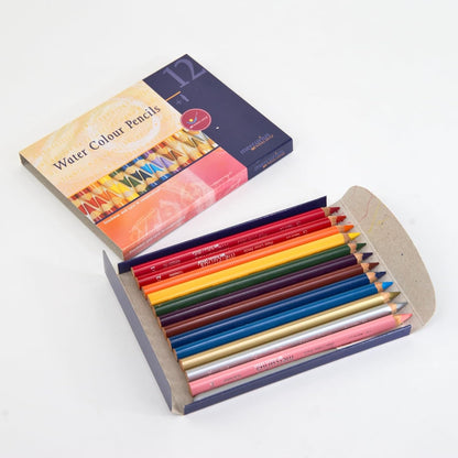 Mercurius Triangle Watercolor Pencil, Multicolor