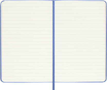 Moleskine - Classic Notebook, Ruled Notebook, Hard Cover and Elastic Closure, Size Pocket 9 x 14 cm, Colour Hydrangea Blue, 192 Pages