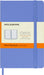 Moleskine - Classic Notebook, Ruled Notebook, Hard Cover and Elastic Closure, Size Pocket 9 x 14 cm, Colour Hydrangea Blue, 192 Pages