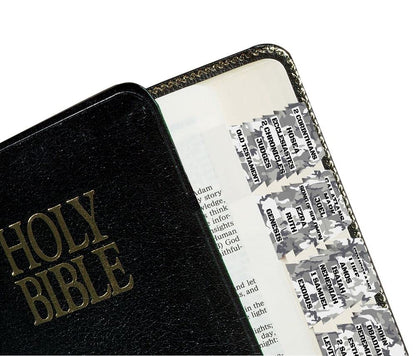 Tabbies 58412 Urban Camo Pink Bible Indexing Tabs, Old & New Testaments, 90 Tabs Including 66 Books, 11 Reference, 6 Personal, 7 Write-on Tabs (58415