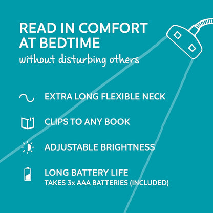 The Really Flexible Book Light (Blue