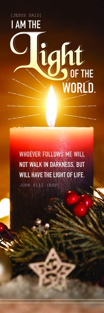 Christmas Bookmark - Light of the World