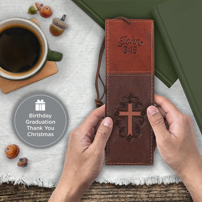 BKMK-PAGEMARKER LUXLEATHER CRO