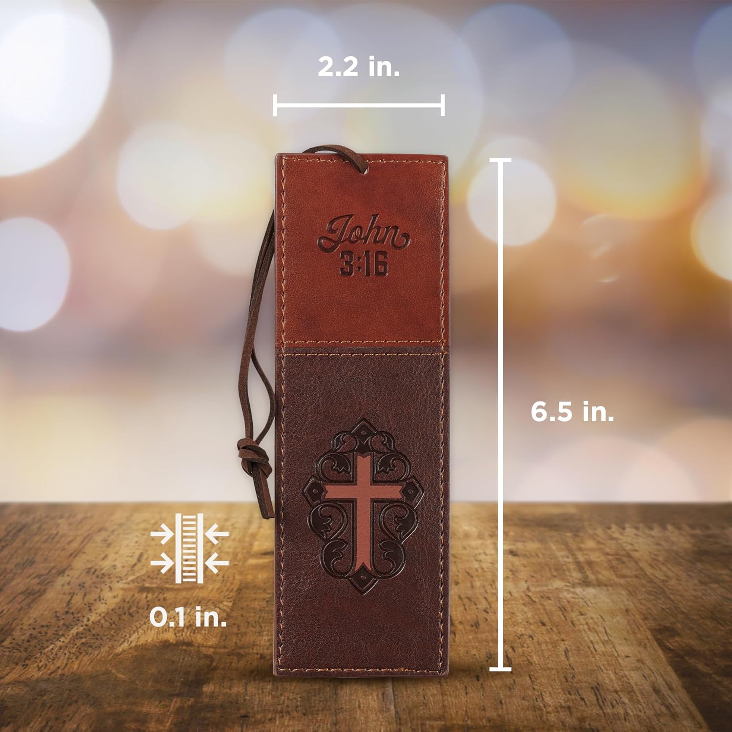 BKMK-PAGEMARKER LUXLEATHER CRO