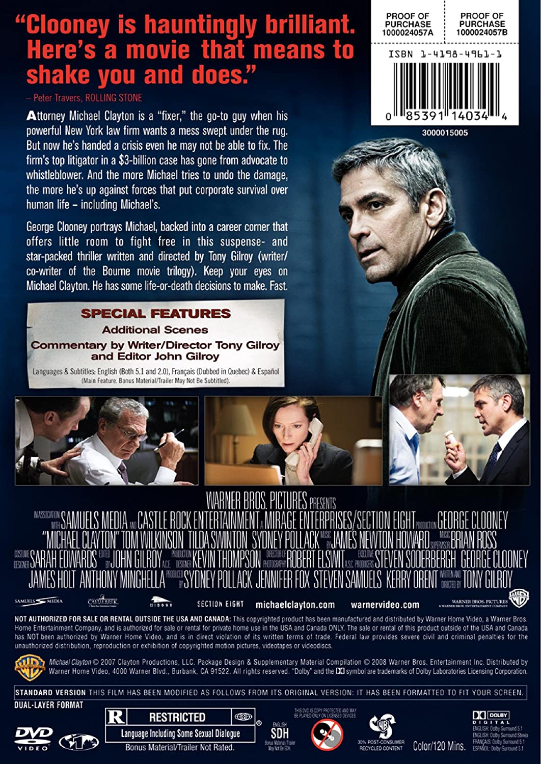 Michael Clayton (Full Screen Edition