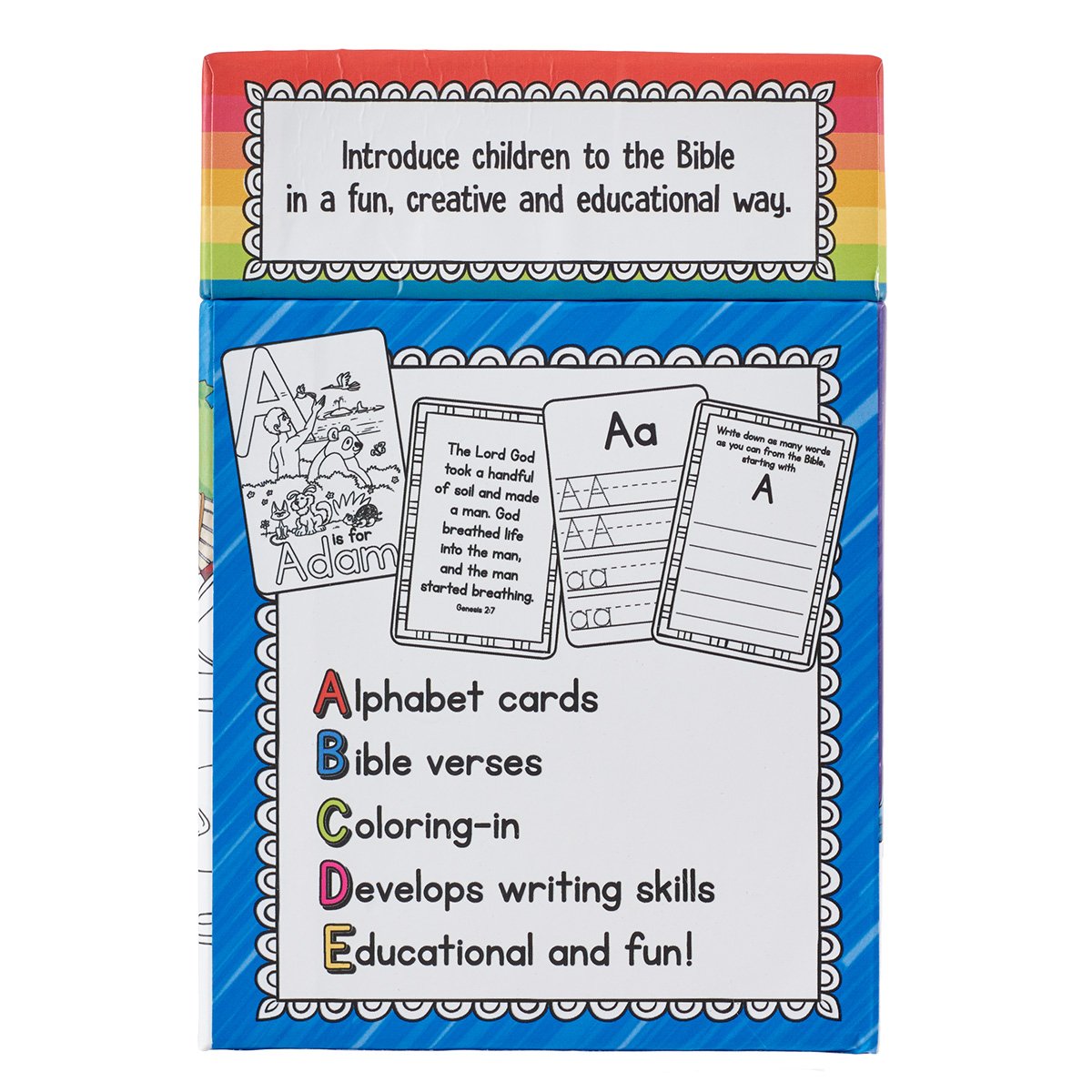 Coloring Cards for Kids: ABC Bible Fun