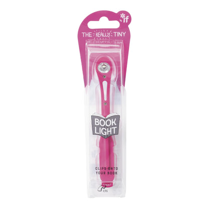 IF Really Tiny Book Light (Pink) – Compact Reading Lights for Books in Bed – Flexible Book Light Clip On – A Great Book Lamp with Batteries Included Pink One Size