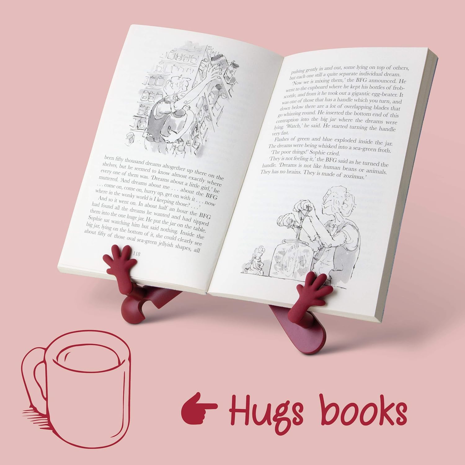 IF The Hands Stand, Hands Free Reading Tablet & Book Holder
