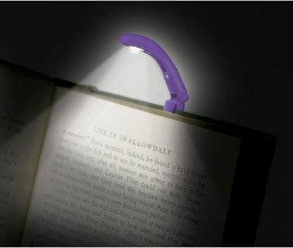 The Really Tiny Book Light In Purple - Personal Reading Light