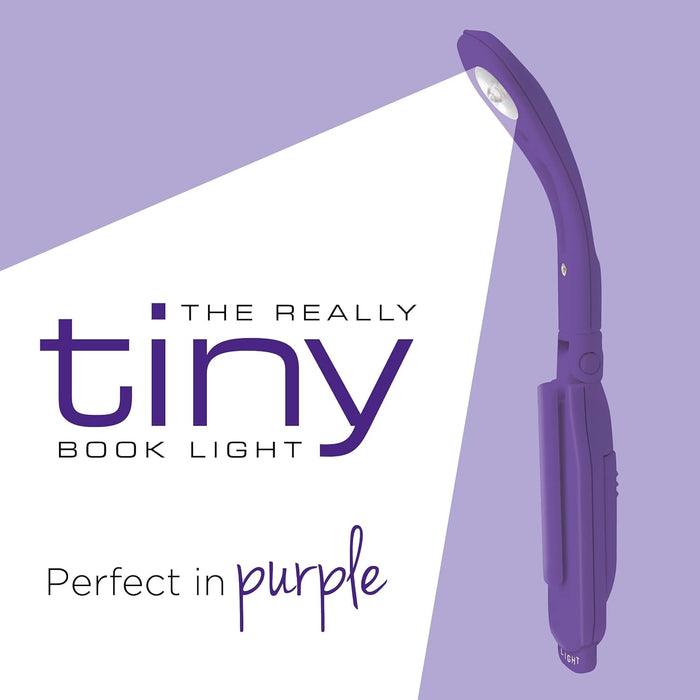 The Really Tiny Book Light In Purple - Personal Reading Light