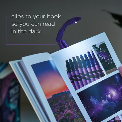 The Really Tiny Book Light In Purple - Personal Reading Light