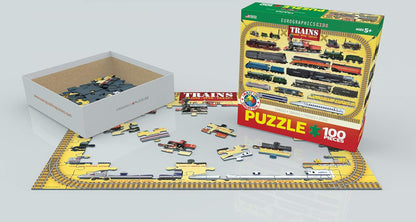 Trains 100 Piece Jigsaw Puzzle