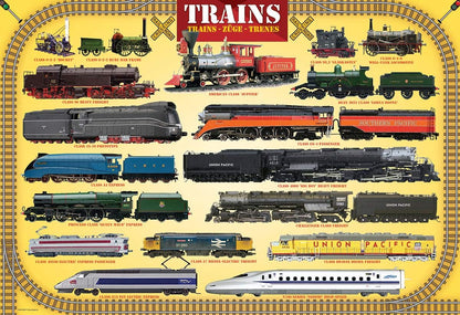Trains 100 Piece Jigsaw Puzzle