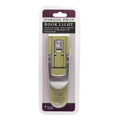 Hydraulic Pop-Up Green Booklight [With Battery]