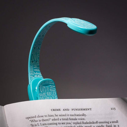 Mondikaarten - Flexilight Xtra Leeslamp Blue Words