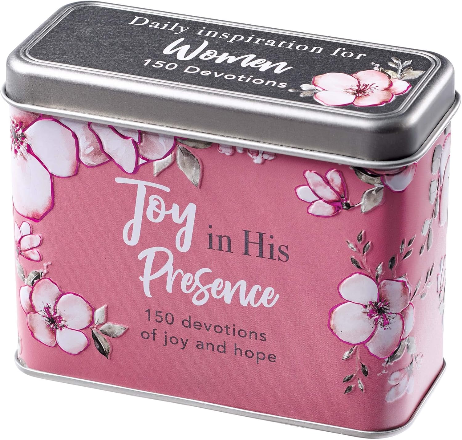 Christian Art Gifts Devotions For Women | Joy In His Presence – 150 Devotions of Joy and Hope | Daily Encouraging Cards for Women w/Bible Verses and Prayer
