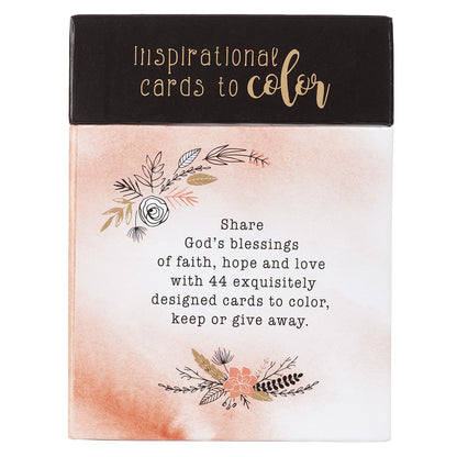 Coloring Cards Faith Hope Love