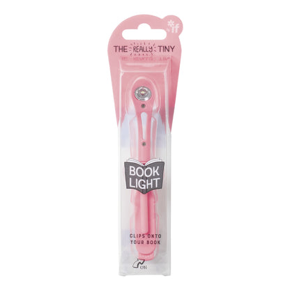 IF Really Tiny Book Light (Pink) – Compact Reading Lights for Books in Bed – Flexible Book Light Clip On – A Great Book Lamp with Batteries Included Petal Pink One Size
