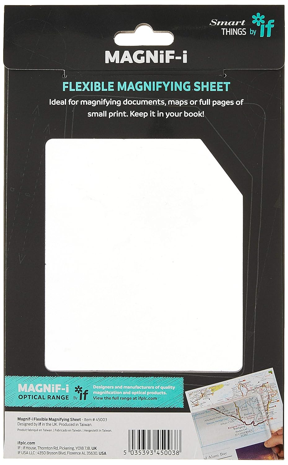 IF MAGNiF-i Flexible Magnifying Sheet A5 notebook Size Magnifier