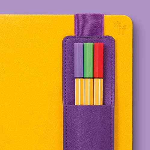 IF 40702 Bookaroo Pen Pouch Notebook/Pen Organiser Elasticated A5 Notebook